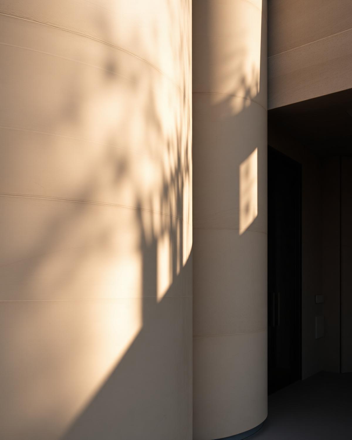 Architectural light on Mediterranean stone